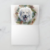 ピレネー素晴らしスクリスマスリースフェスティバルカップ カード (内部)