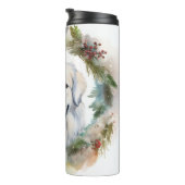 ピレネー素晴らしスクリスマスリースフェスティバルカップ タンブラー (回転右)