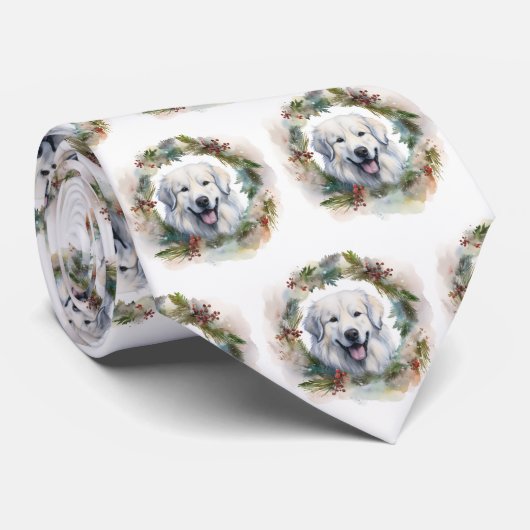 ピレネー素晴らしスクリスマスリースフェスティバルカップ ネクタイ (ロール)