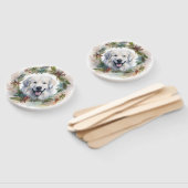 ピレネー素晴らしスクリスマスリースフェスティバルカップ ハンドファン (組立なし)