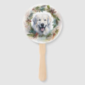 ピレネー素晴らしスクリスマスリースフェスティバルカップ ハンドファン (正面)