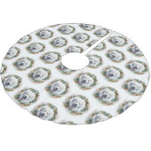 ピレネー素晴らしスクリスマスリースフェスティバルカップ ブラッシュドポリエステルツリースカート (アングル)