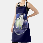 ピレネー素晴らしスクリスマス エプロン (インサイチュ)