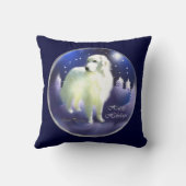 ピレネー素晴らしスクリスマス クッション (裏面)