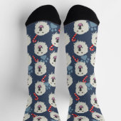 ピレネー素晴らしスクリスマス ソックス (上部)