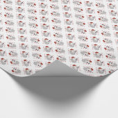 ピレネー素晴らしスサンタポーズ ラッピングペーパー (角)