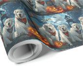 ピレネー素晴らしスハロウィン不気味 ラッピングペーパー (ロールコーナー)