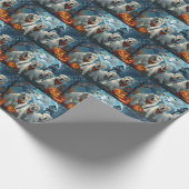 ピレネー素晴らしスハロウィン不気味 ラッピングペーパー (角)