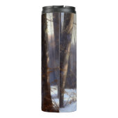 ピレネー素晴らしズが雪のクリスマスを過ごす タンブラー (裏面)