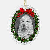 ピレネー素晴らしズアートバイグレンダS.ハーラン セラミックオーナメント (右)