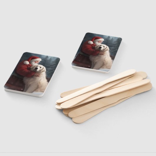 ピレネー素晴らしズウィズサンタクロースフェスティバルクリスマス ハンドファン (組立なし)