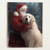 ピレネー素晴らしズウィズサンタクロースフェスティバルクリスマス プランナー手帳 (正面)