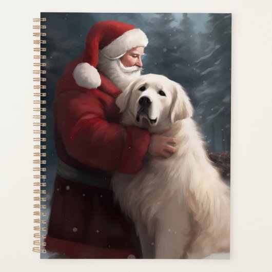 ピレネー素晴らしズウィズサンタクロースフェスティバルクリスマス プランナー手帳 (正面)