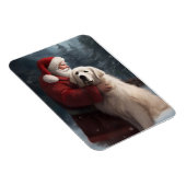 ピレネー素晴らしズウィズサンタクロースフェスティバルクリスマス マグネット (右側)