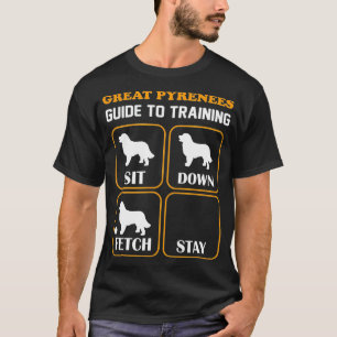 ピレネー素晴らしズガイドのトレーニングおもしろい犬Pet Own Tシャツ