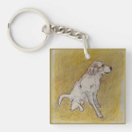 ピレネー素晴らしズキーチェーン キーホルダー