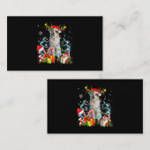 ピレネー素晴らしズトナディアクリスマスツリーライツパハ 名刺 (正面/裏面)