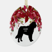 ピレネー素晴らしズドッグクリスマスツリー セラミックオーナメント (右)