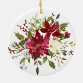 ピレネー素晴らしズドッグクリスマスツリー セラミックオーナメント (裏面)