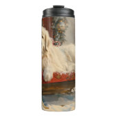 ピレネー素晴らしズドッグクリスマスフェスティバル タンブラー (正面)