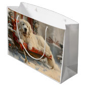 ピレネー素晴らしズドッグクリスマスフェスティバル ラージペーパーバッグ (裏面アングル)