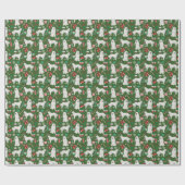 ピレネー素晴らしズドッグクリスマスホリデー ラッピングペーパー (フラット)