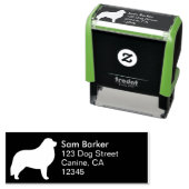 ピレネー素晴らしズドッグブリードシルエット差出人住所 セルフインキングスタンプ (インサイチュ)