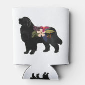 ピレネー素晴らしズドッグブリードボホフローラシルエット 缶クーラー (裏面)