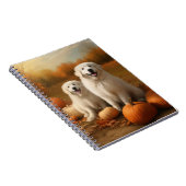 ピレネー素晴らしズパピーオータムデライトカボチャ ノートブック (右側)