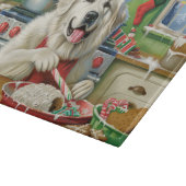 ピレネー素晴らしズホリデーベーキング:フェスティバルクリスマス カッティングボード (角)