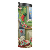 ピレネー素晴らしズホリデーベーキング:フェスティバルクリスマス タンブラー (回転右)