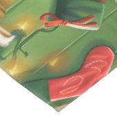 ピレネー素晴らしズホリデーベーキング:フェスティバルクリスマス テーブルクロス (アングル)