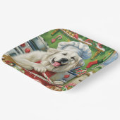 ピレネー素晴らしズホリデーベーキング:フェスティバルクリスマス ペーパープレート (傾斜あり)