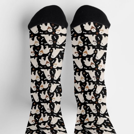 ピレネー素晴らしズポーズとボーンソックス ソックス (上部)