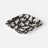 ピレネー素晴らしズポーズとボーン紙プレート ペーパープレート (傾斜あり)