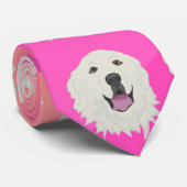 ピレネー素晴らしズマウンテンドッグ ネクタイ (ロール)