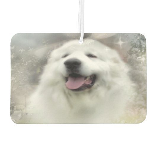 ピレネー素晴らしズ冬のシーン カーエアーフレッシュナー (裏面)