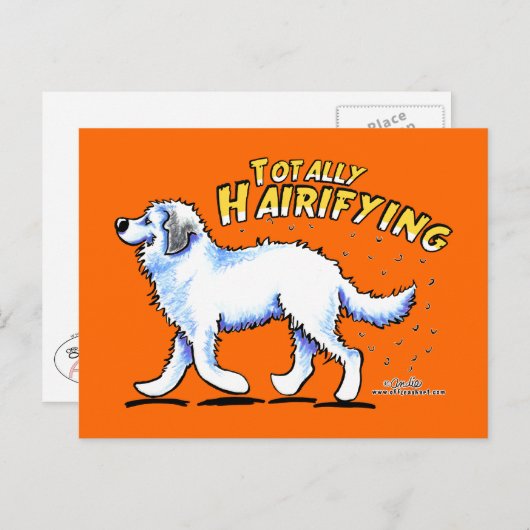 ピレネー素晴らしズ完全に混交している ポストカード (正面/裏面)