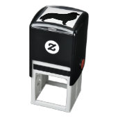 ピレネー素晴らしズ犬の毛のシルエット セルフインキングスタンプ (商品)