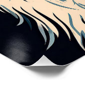 ピレネー素晴らしズ犬、赤と黒004 - Ulises ポスター (コーナー)