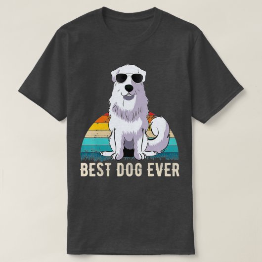 ピレネー素晴らしズ男女キッズ Tシャツ (デザイン正面)