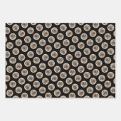 ピレネー絵を描アン・シェパードの長い毛に覆われた犬の芸術 ラッピングペーパーシート (正面3)