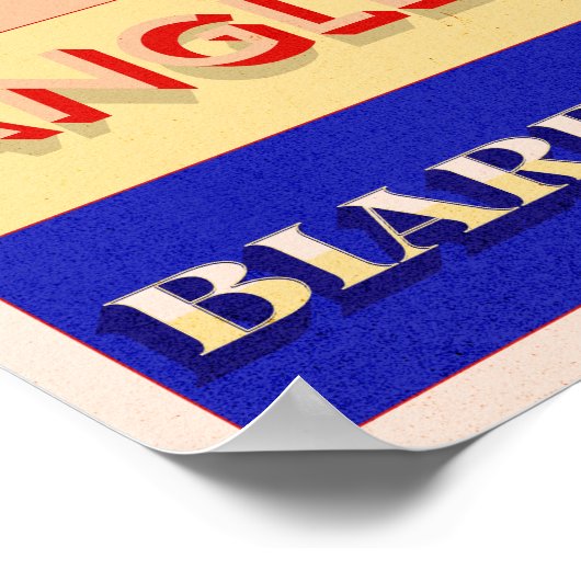 ピレネー – アトランティケスヌーベルアクイタインアールデコP ポスター (角)