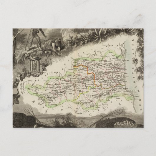 ピレネー・オルレス省 ポストカード (正面)