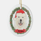 ピレパーソナライズされたネー素晴らしズ セラミックオーナメント (右)