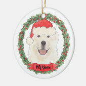 ピレパーソナライズされたネー素晴らしズ セラミックオーナメント (左)