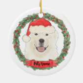 ピレパーソナライズされたネー素晴らしズ セラミックオーナメント (裏面)