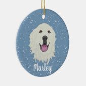 ピレパーソナライズされたネー素晴らしズ セラミックオーナメント (右)