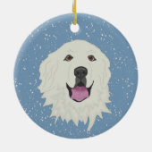 ピレパーソナライズされたネー素晴らしズ セラミックオーナメント (裏面)