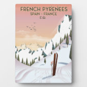 ピレフランスのネーススキーポスター フォトプラーク (正面)